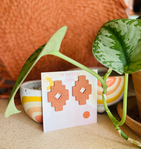 Sedona Studs // Terra Cotta